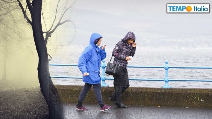 Meteo: Fronte perturbato in transito, maltempo su molte regioni