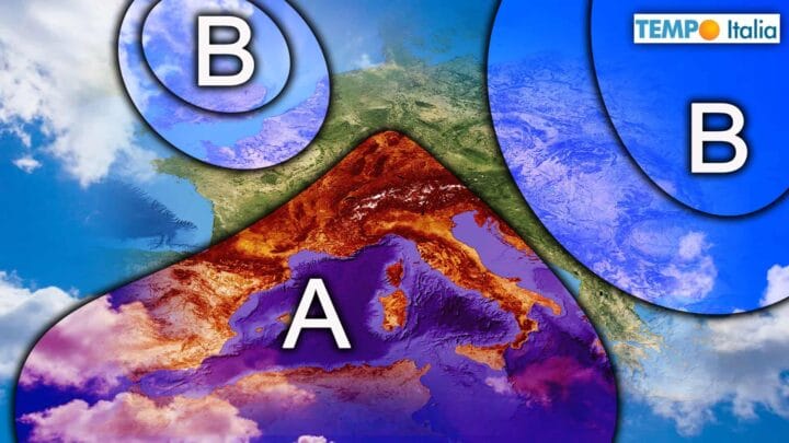 Weekend: due vortici in rotta di collisione, il meteo cambierà volto