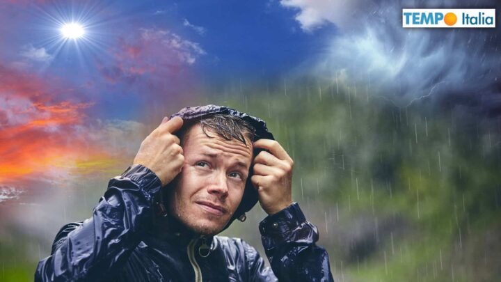 Meteo: fresco e piovoso fino a Giovedì, poi migliora