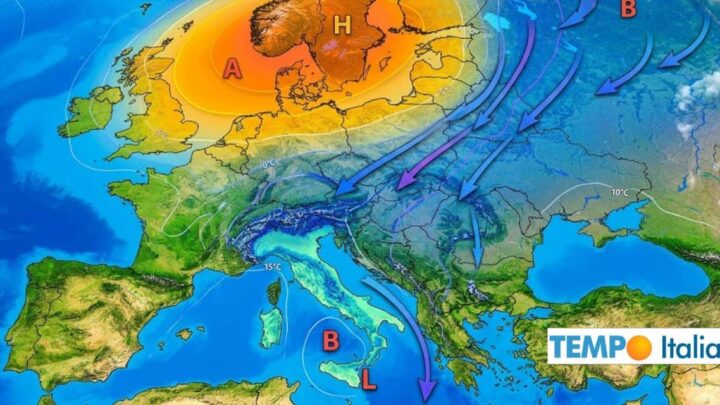 Freddo tardivo a fine mese: l’ipotesi del modello meteo GFS