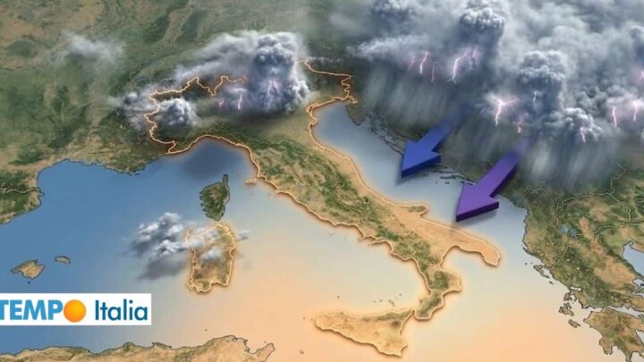Attenzione alle condizioni meteo di Martedì 28 e Mercoledì 29: forte maltempo
