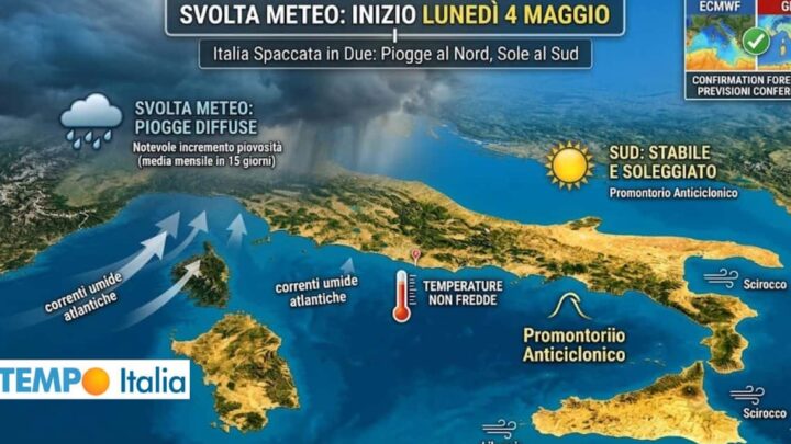 Svolta meteo confermata dai modelli ECMWF e GFS e non durerà poco