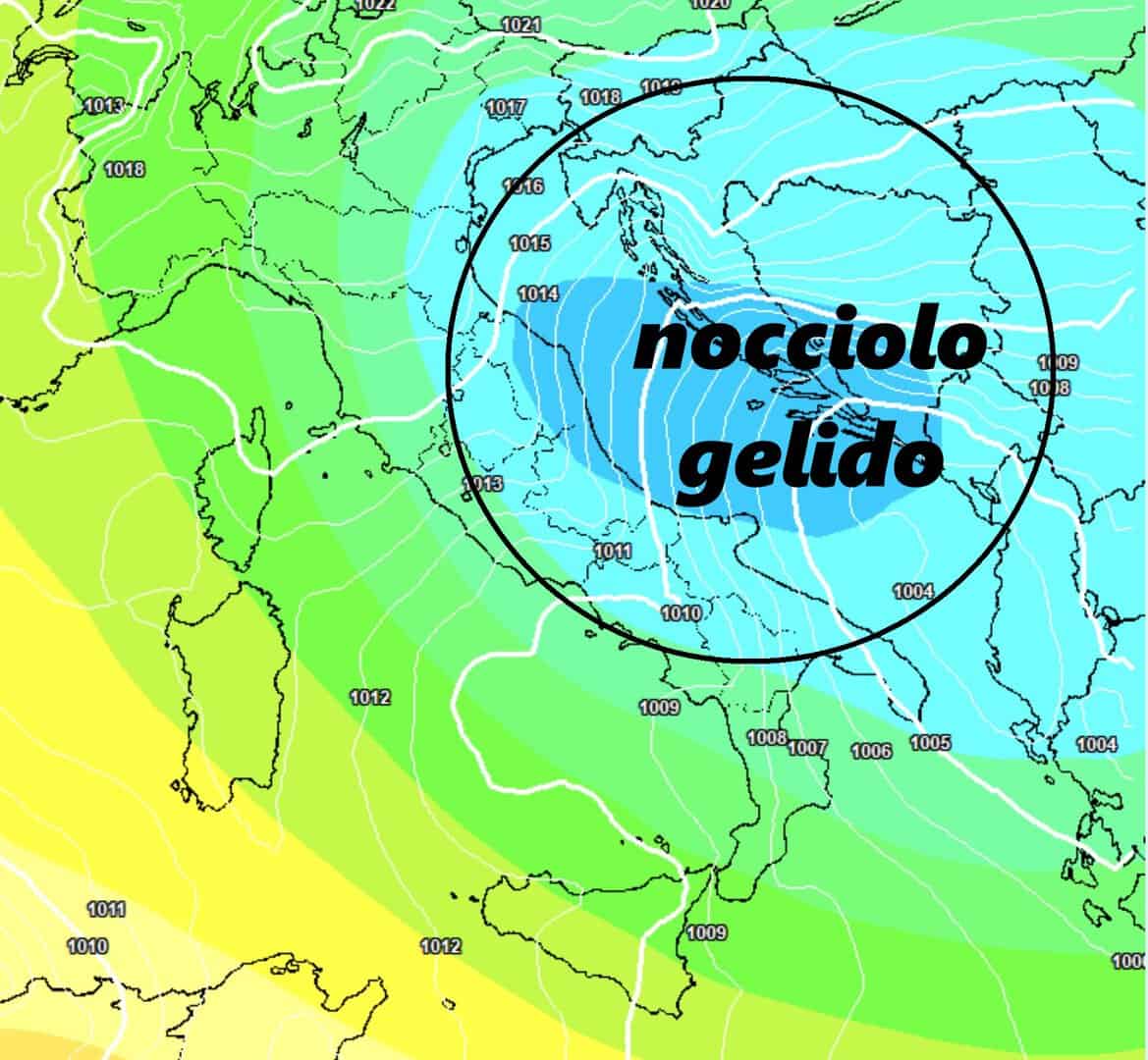 In una prima fase potrebbe arrivare una botta fredda da est tra il 10 e 12 aprile.