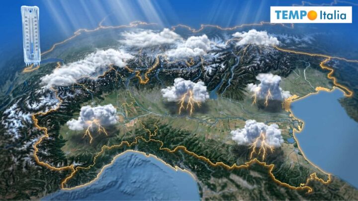 Nord Italia, arrivano le grandi piogge: le Regioni a rischio e cosa aspettarsi