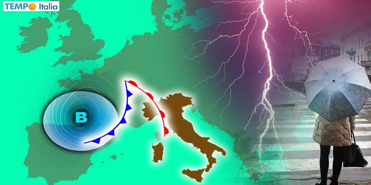 Riecco le perturbazioni da ovest