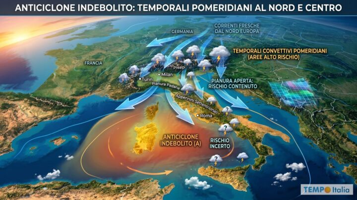 Ponte del Primo Maggio a rischio temporali: i modelli mostrano scenari PREOCCUPANTI