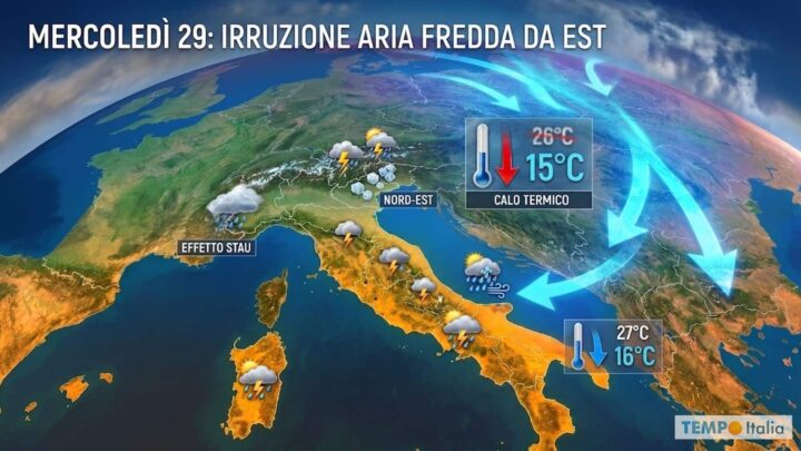 Fine Aprile tra temporali e crollo delle temperature: ma le piogge vere tardano ad arrivare