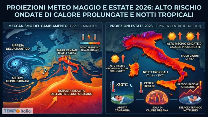 Anticiclone Africano in arrivo, ma prima il freddo russo. E l’Estate 2026 già preoccupa