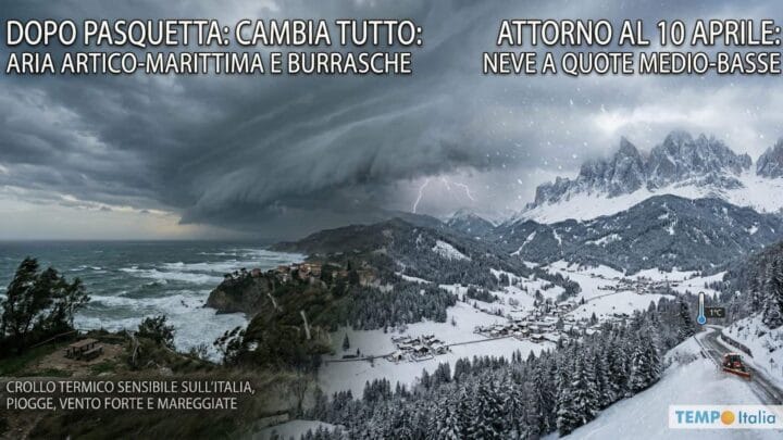 Ci risiamo, torna la neve a bassa quota! Aprile non smette di stupire