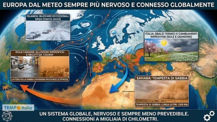 Aprile non promette bene: un’altalena senza fine… è il meteo europeo impazzito