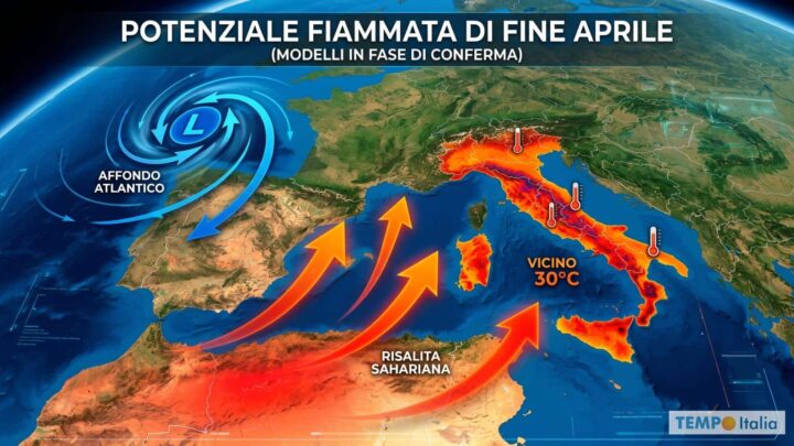 30 gradi in arrivo: le regioni coinvolte e la svolta fredda che segue
