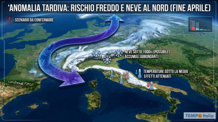 Freddo artico a fine Aprile: sembra impossibile ma non è fantascienza