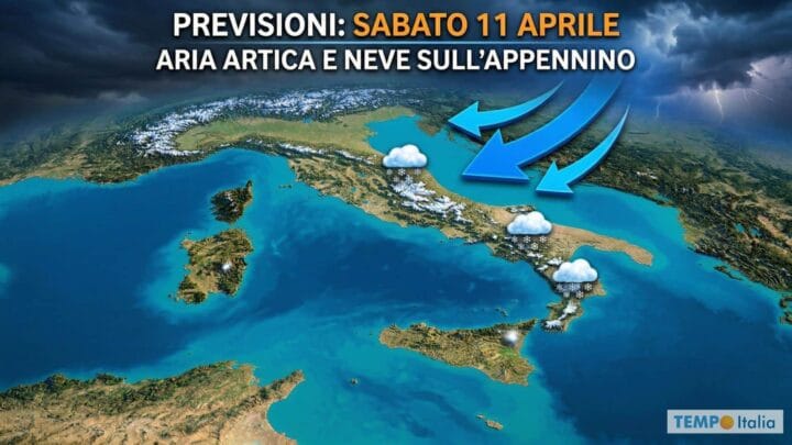 Aprile cambia passo: dopo il caldo anomalo arriva il freddo russo, neve anche a bassa quota