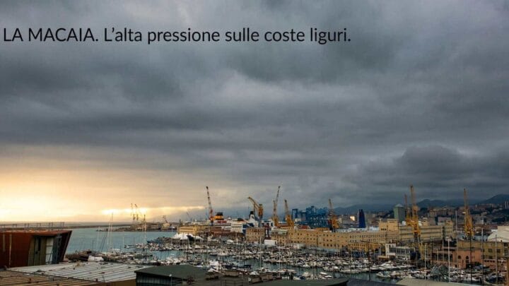 Alta pressione ma la Liguria è sotto le nubi: colpa della macaia, il fenomeno che oscura il sole