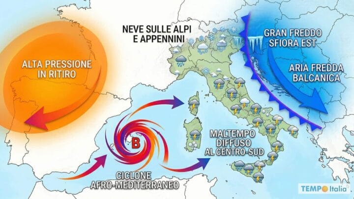 Crollano le temperature e arriva il maltempo: la data in cui Aprile spacca la Primavera