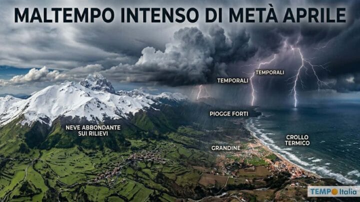 Aria fredda e ciclone mediterraneo in arrivo: la Primavera si ferma di nuovo
