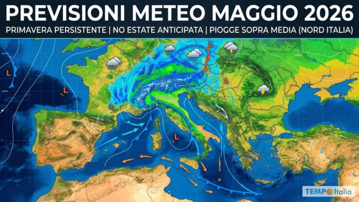 Maggio ribalta tutto: niente estate in anticipo, freddo e temporali ancora protagonisti