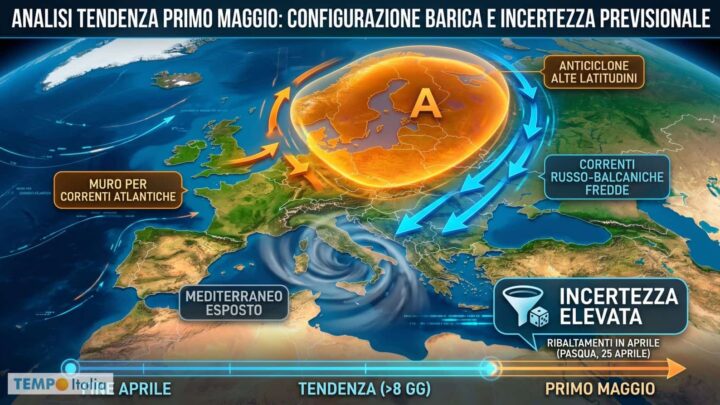 Ponte del Primo Maggio: le previsioni non rassicurano, ma l’incertezza resta alta