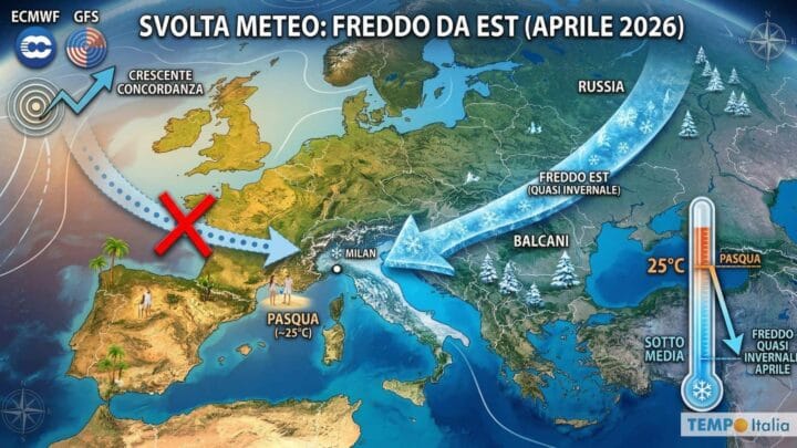 Scacco matto alla Primavera: nuovo ribaltone, freddo dalla Russia in vista