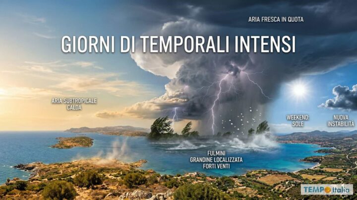 Giorni di temporali e grandine, poi il sole: l’altalena di questa primavera non si ferma