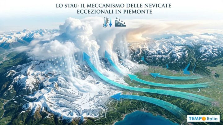 Piomba il maltempo sul Nord-Ovest: un metro di neve sulle Alpi piemontesi, temporali e crollo termico a Milano