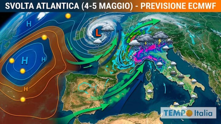 Piogge diffuse in arrivo a Maggio? Quando e dove colpiranno di più