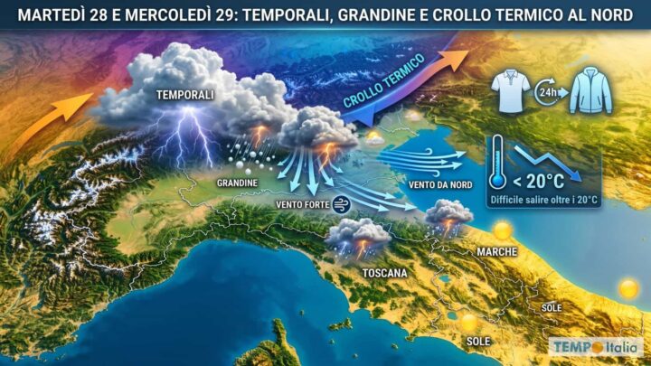 Caldo anomalo, crollo termico e sole per il 1° Maggio: la Primavera non sa cosa fare