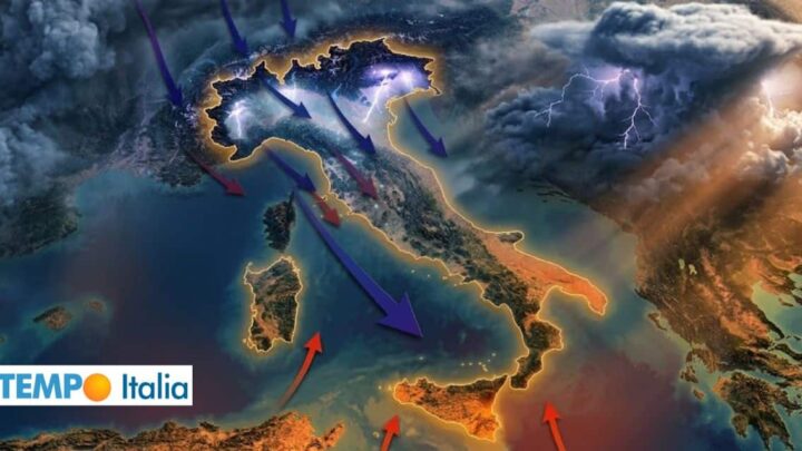 Fine del caldo: svolta meteo tra la sera di Lunedì 1 e il pomeriggio di Mercoledì 3