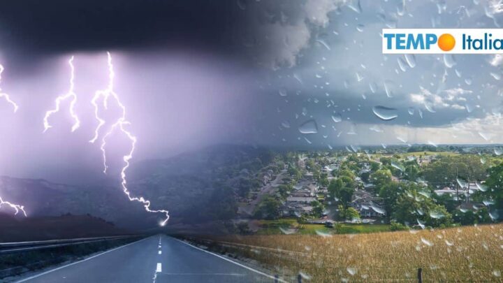 Meteo prossime ore: rischio forti temporali al Centro-Nord