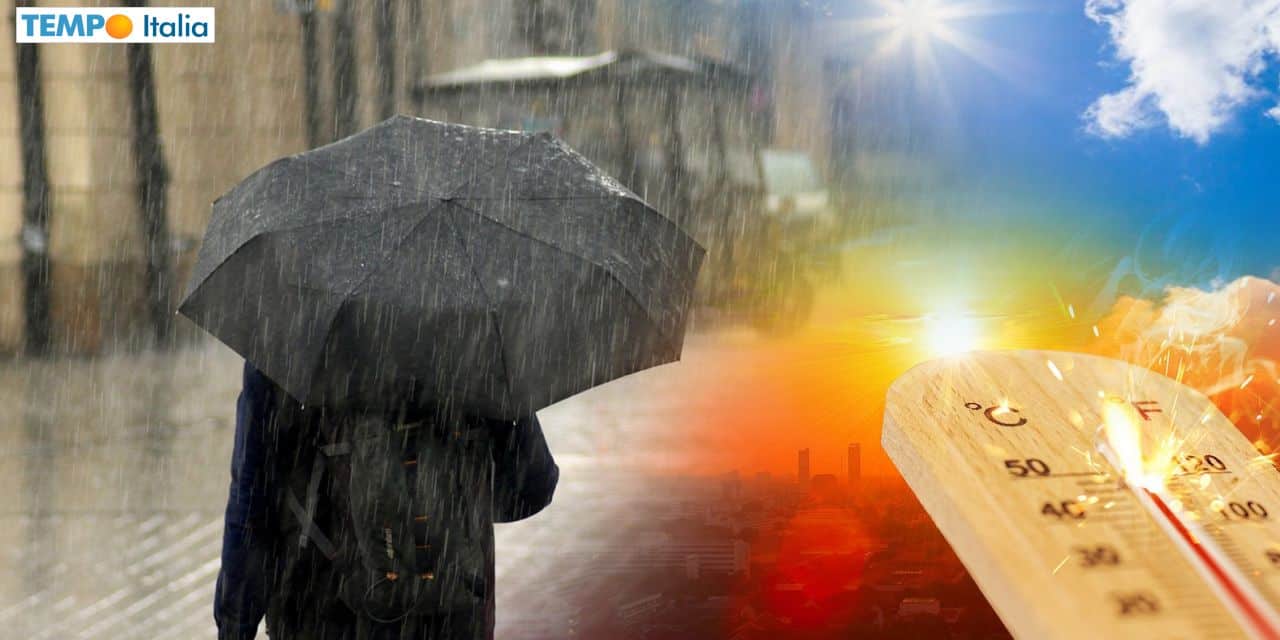 Italia tra forti temporali e caldo