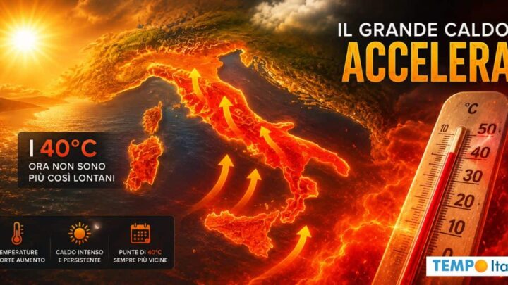 Il grande caldo accelera: i 40°C ora non sono più così lontani