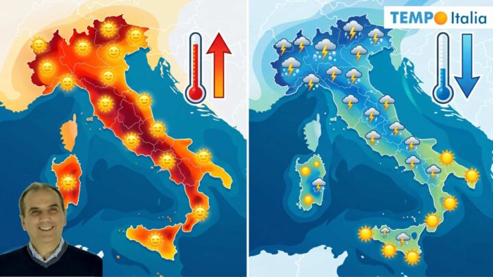 Stop ondata di caldo con forti temporali. A Giugno una svolta