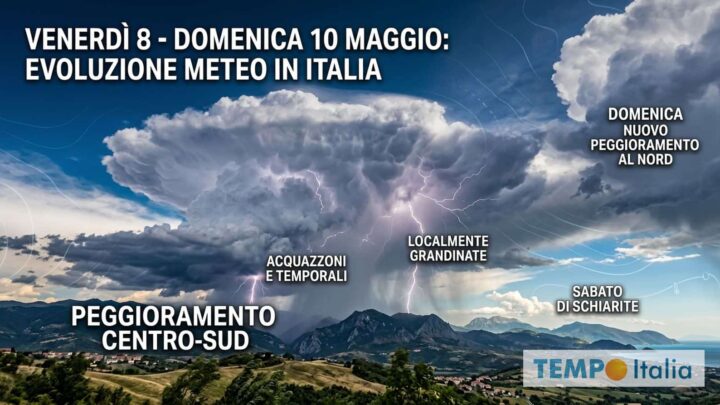 Oggi tregua al Nord, ma Venerdì il maltempo torna a colpire: ecco le regioni nel mirino