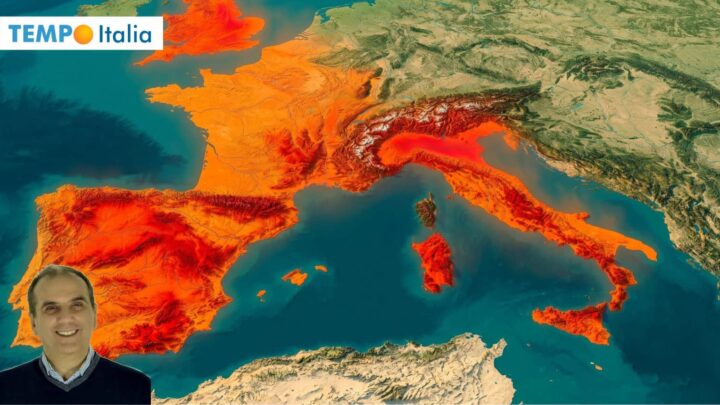 Caldo record in Italia: 35-36°C Martedì e Mercoledì, è Heat Dome