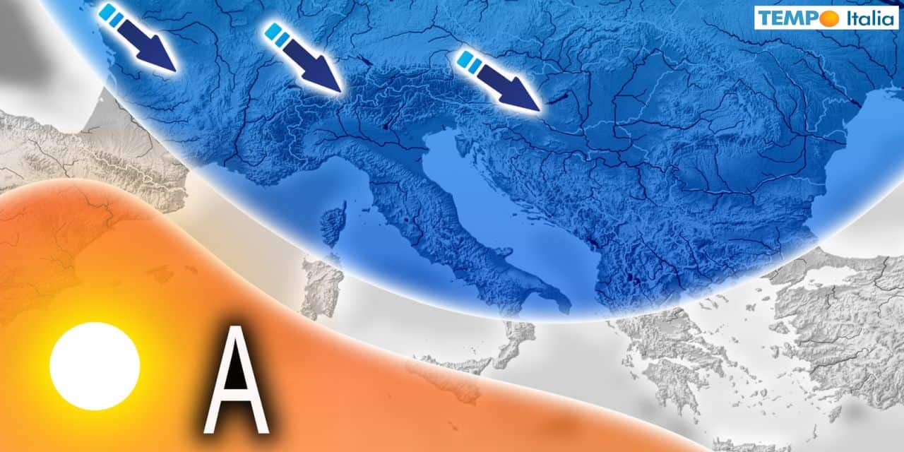 Calo delle temperature entro gli ultimi giorni del mese