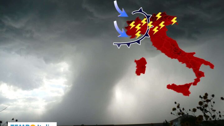 Meteo, nuovi temporali e grandine il 4 Giugno