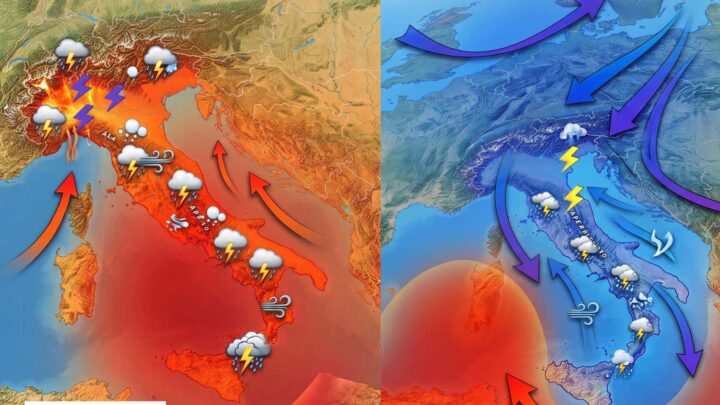 Oggi 40 gradi in varie città, ma arriva la grandine. Il refrigerio
