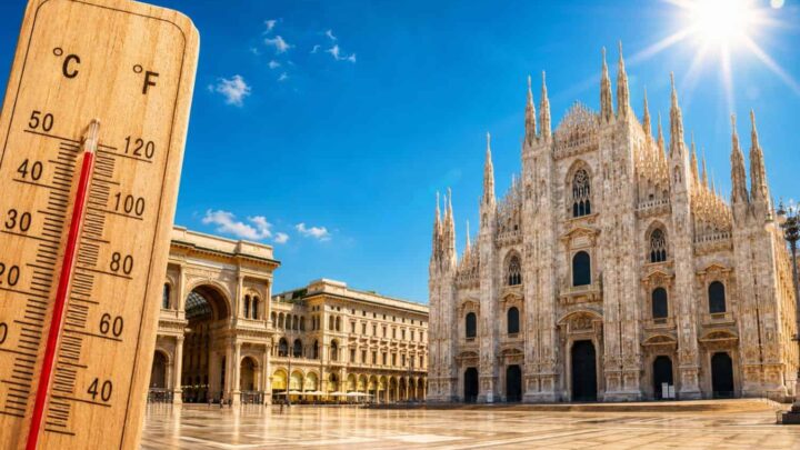 Caldo record a Milano: quale è la temperatura più alta mai registrata
