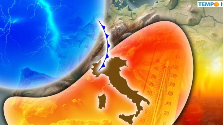 Tra il 10 e l’11 Giugno perturbazione scatenerà temporali su parte d’Italia