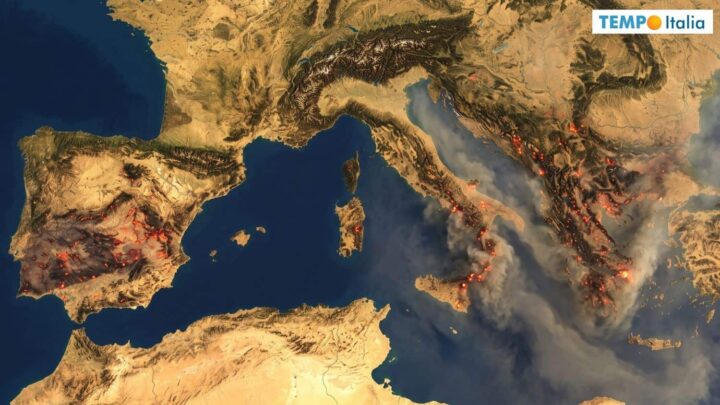 L’Europa meridionale brucia sempre di più: lo dice la scienza
