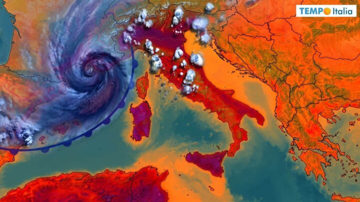 Caldo africano in forte aumento. Ma si vede la fine