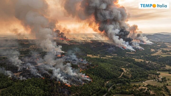 Incendi in Francia e Spagna, oltre 300.000 persone in fuga