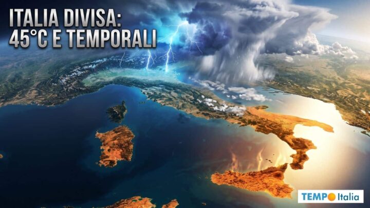 Nord crollano le temperature, ma Sicilia e Sardegna restano nella fornace
