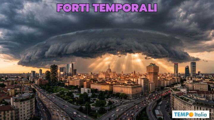 Grandine e temporali al Nord: le zone colpite nelle prossime ore