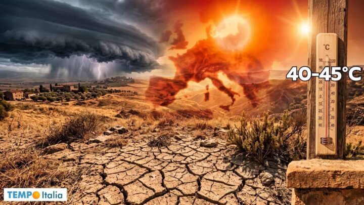 Caldo africano, ma si accentua il rischio di forti e temporali africani