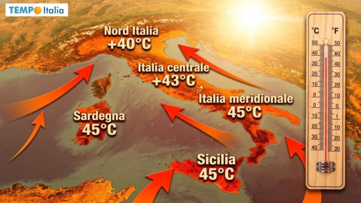 Due settimane di caldo forse Record. Poi Rinfresca