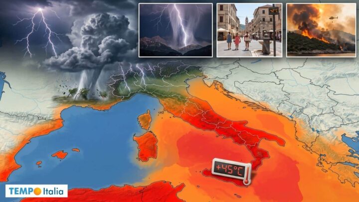 Temporali a sorpresa nella settimana più rovente dell’Estate